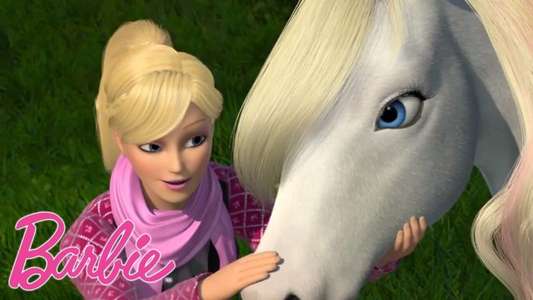 Barbie & Her Sisters in A Pony Tale - Backdrop