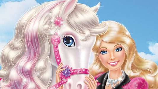 Barbie & Her Sisters in A Pony Tale - Backdrop