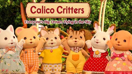 Calico Critters: Everyone's Big Dream Flying in the Sky - Backdrop