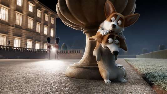 The Queen's Corgi - Backdrop
