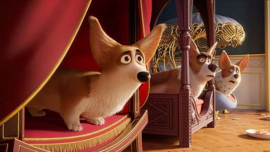The Queen's Corgi - Backdrop