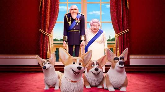 The Queen's Corgi - Backdrop
