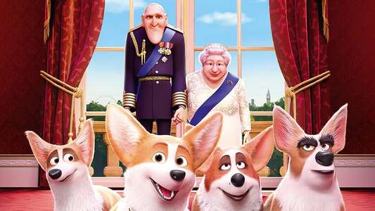 The Queen's Corgi - Backdrop