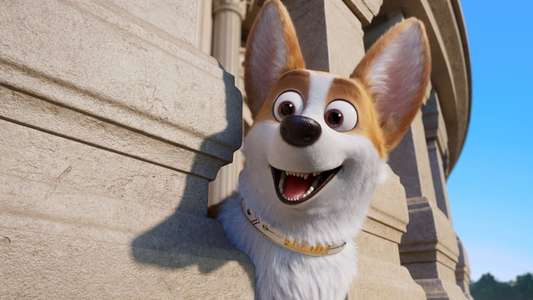 The Queen's Corgi - Backdrop