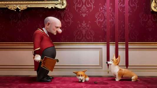The Queen's Corgi - Backdrop