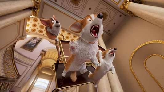 The Queen's Corgi - Backdrop