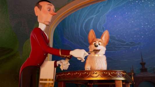 The Queen's Corgi - Backdrop