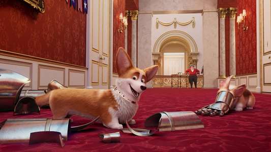 The Queen's Corgi - Backdrop