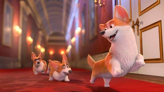 The Queen's Corgi - Backdrop
