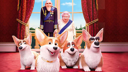 The Queen's Corgi - Backdrop