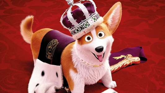 The Queen's Corgi - Backdrop