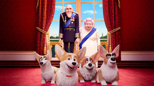 The Queen's Corgi - Backdrop