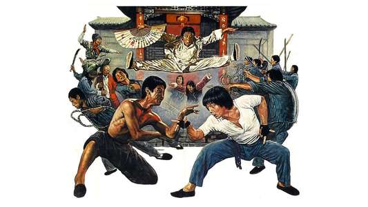 Mad Monkey Kung Fu - Backdrop