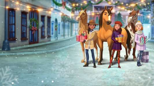 Spirit Riding Free: Spirit of Christmas - Backdrops