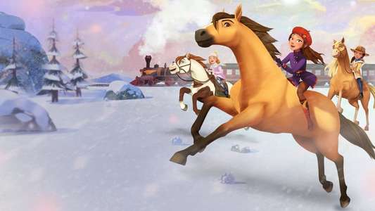 Spirit Riding Free: Spirit of Christmas - Backdrops