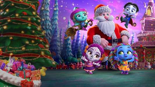 Super Monsters Save Christmas - Backdrop