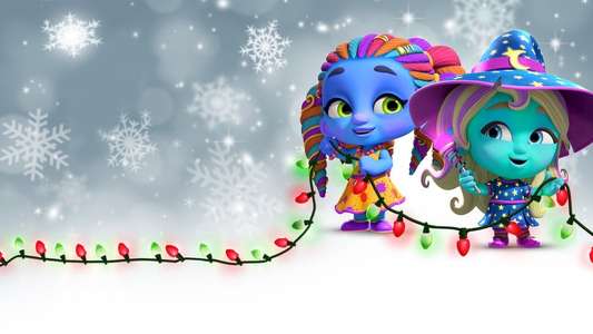 Super Monsters Save Christmas - Backdrop