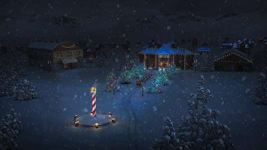 My Adventures with Santa - Backdrops