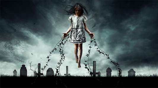 Ghost in the Graveyard - Backdrop