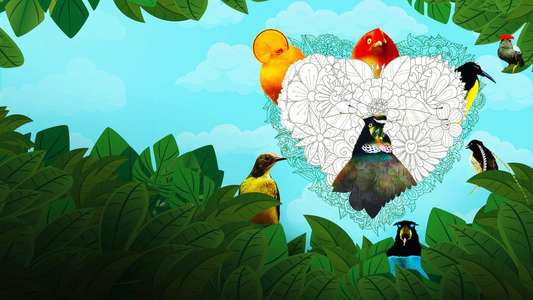 Dancing with the Birds - Backdrops