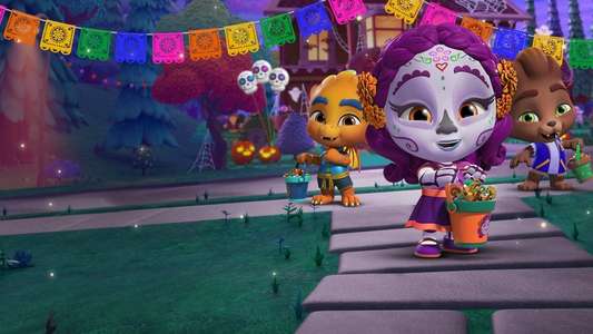 Super Monsters: Vida's First Halloween - Backdrop