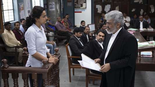 Nerkonda Paarvai - Backdrop