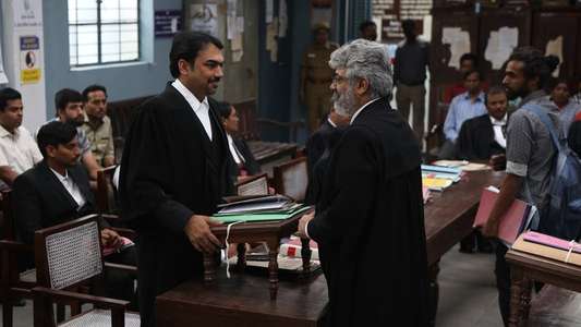 Nerkonda Paarvai - Backdrop