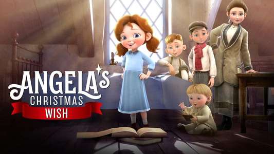 Angela's Christmas Wish - Backdrop