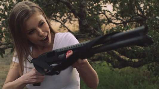 Girls Guns and Blood - Backdrop