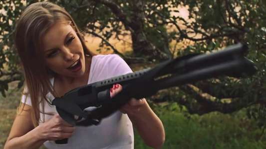 Girls Guns and Blood - Backdrop