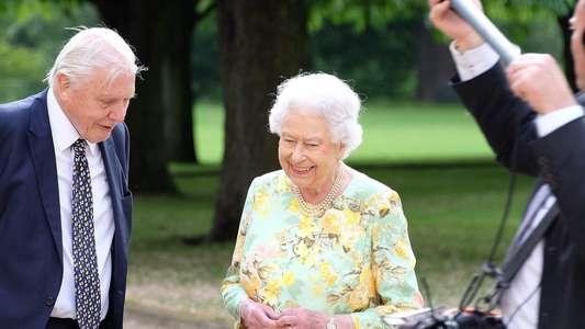 The Queen's Green Planet - Backdrop
