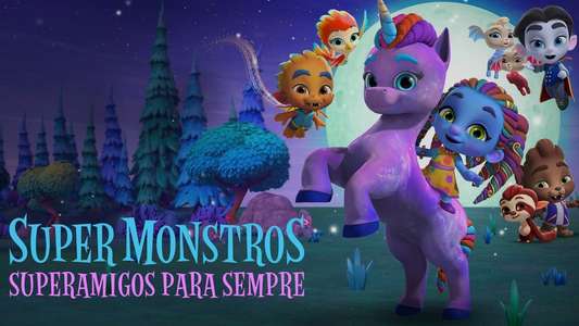 Super Monsters Furever Friends - Backdrop