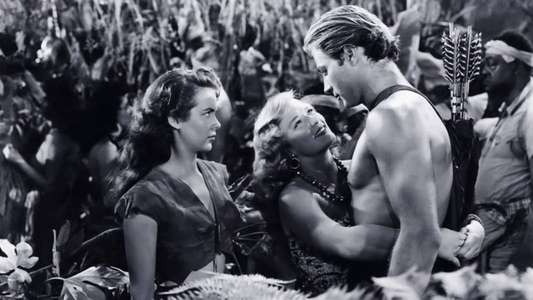 Tarzan and the Slave Girl - Backdrop