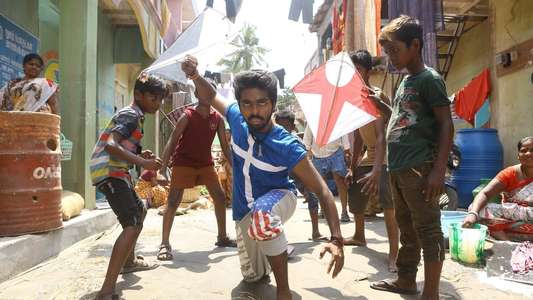 Kuppathu Raja - Backdrop