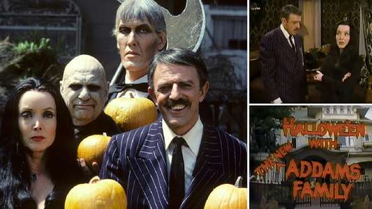 Halloween with the New Addams Family - Backdrops