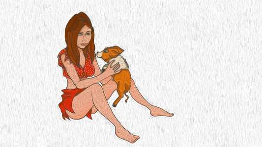 The Pig Keeper's Daughter - Backdrop