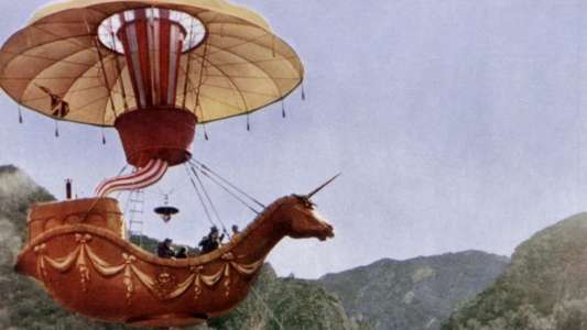 Five Weeks in a Balloon - Backdrop