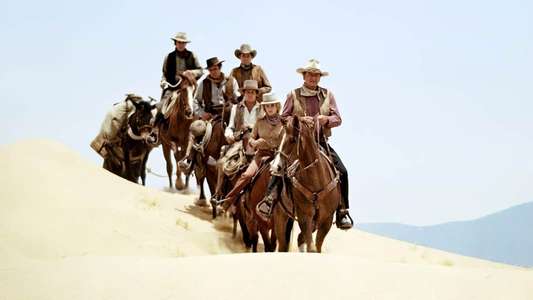 The Train Robbers - Backdrop