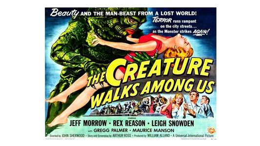 The Creature Walks Among Us - Backdrop