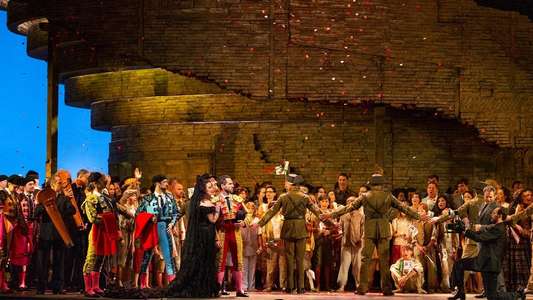 Carmen - Met Opera Live - Backdrop