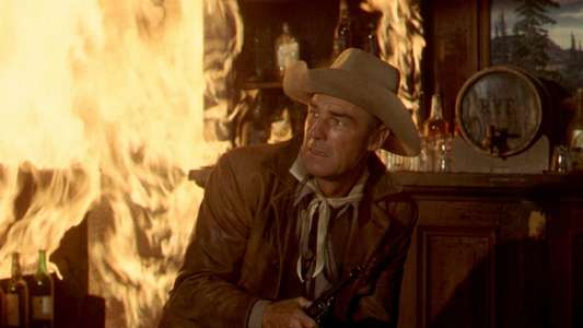The Stranger Wore a Gun - Backdrop
