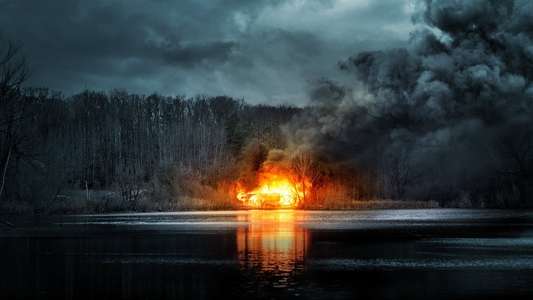 Shimmer Lake - Backdrop