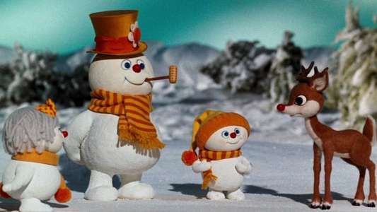 Rudolph and Frosty's Christmas in July - Backdrop