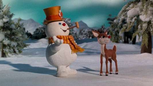 Rudolph and Frosty's Christmas in July - Backdrop