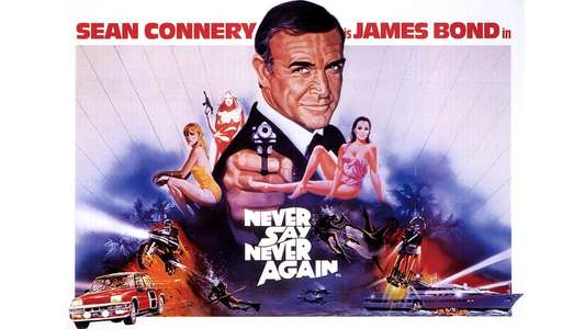 Never Say Never Again - Backdrop