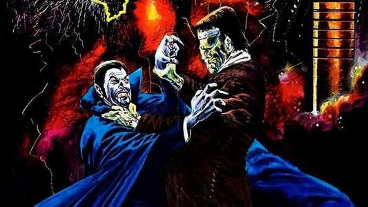 Dracula vs. Frankenstein - Backdrop