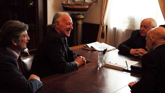 Meeting Gorbachev - Backdrop