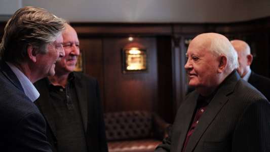 Meeting Gorbachev - Backdrop