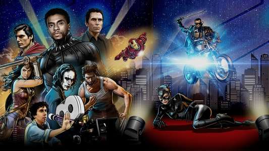 Rise of the Superheroes - Backdrop