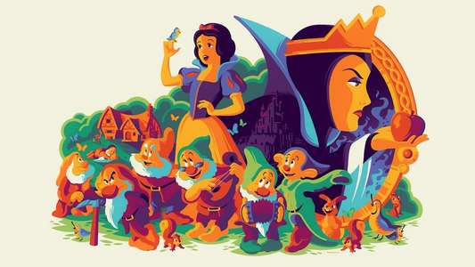 Snow White and the Seven Dwarfs - Backdrops